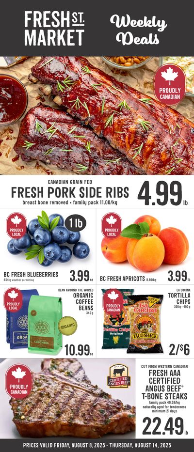 Fresh St. Market Flyer August 8 to 14