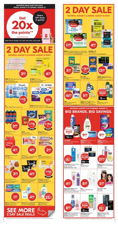 Shoppers Drug Mart (ON) Flyer August 9 to 14