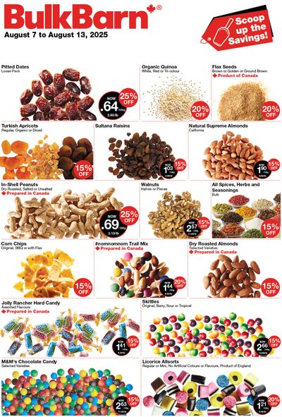 Bulk Barn Flyer August 7 to 13