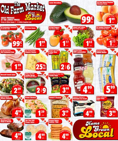 The Old Farm Market (Courtenay) Flyer August 7 to 13