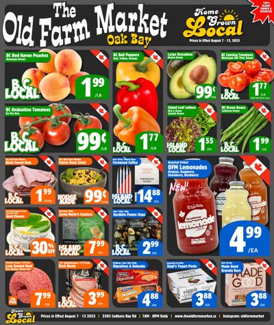 The Old Farm Market (Victoria) Flyer August 7 to 13