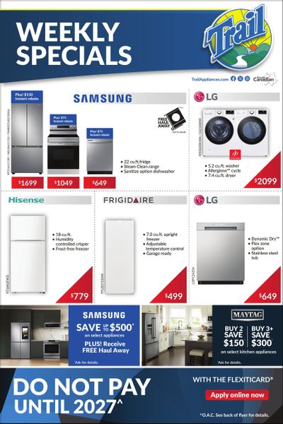 Trail Appliances (AB & SK) Flyer August 7 to 13