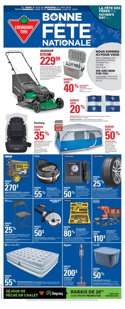 Canadian Tire (QC) Flyer June 18 to 24