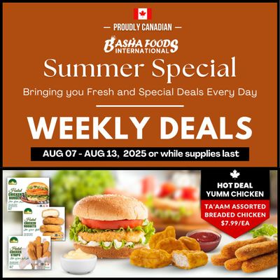 Basha Foods International Flyer August 7 to 13