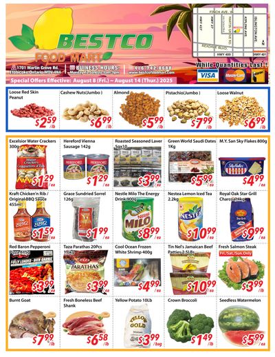 BestCo Food Mart (Etobicoke) Flyer August 8 to 14