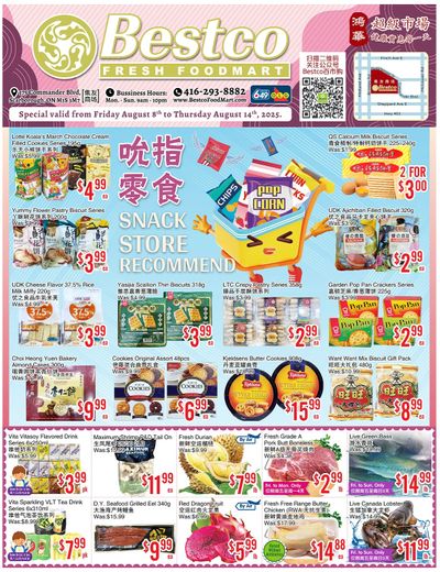 BestCo Food Mart (Scarborough) Flyer August 8 to 14
