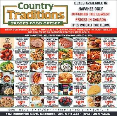 Country Traditions Flyer August 7 to 14