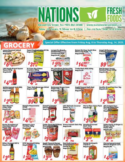 Nations Fresh Foods (Brampton) Flyer August 8 to 14
