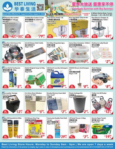 Best Living Flyer August 8 to 21