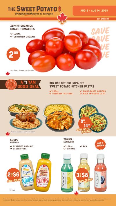 The Sweet Potato Flyer August 8 to 14