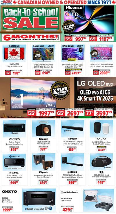 2001 Audio Video Flyer August 8 to 14
