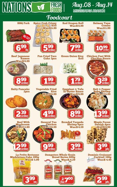 Nations Fresh Foods (Mississauga) Flyer August 8 to 14