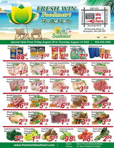 Fresh Win Foodmart Flyer August 8 to 14 