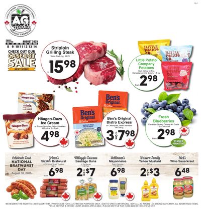 AG Foods Flyer August 8 to 14