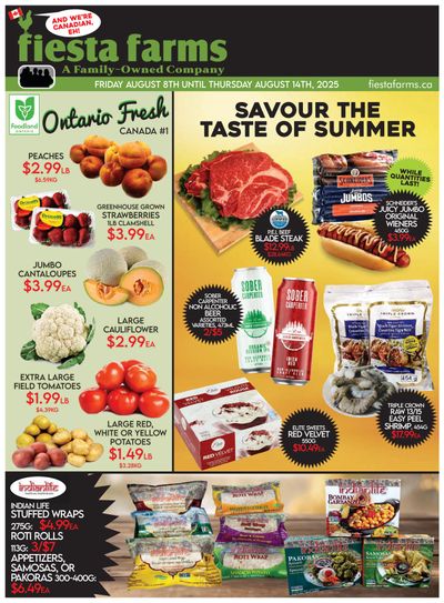Fiesta Farms Flyer August 8 to 14