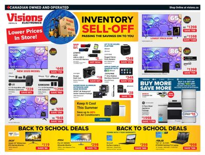 Visions Electronics Flyer August 8 to 14