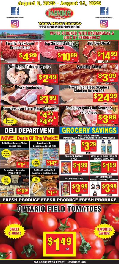 Farmboy Peterborough Flyer August 8 to 14