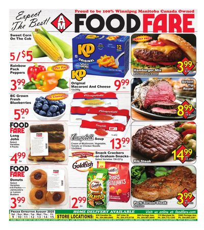 Food Fare Flyer August 9 to 15