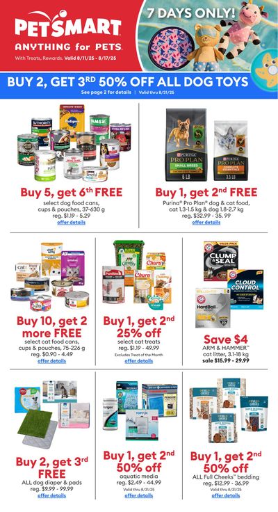 PetSmart Flyer August 11 to 17 PetSmart Flyer August 11 to 17