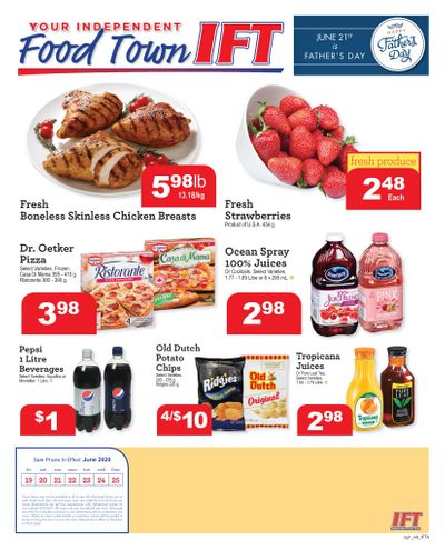 IFT Independent Food Town Flyer June 19 to 25