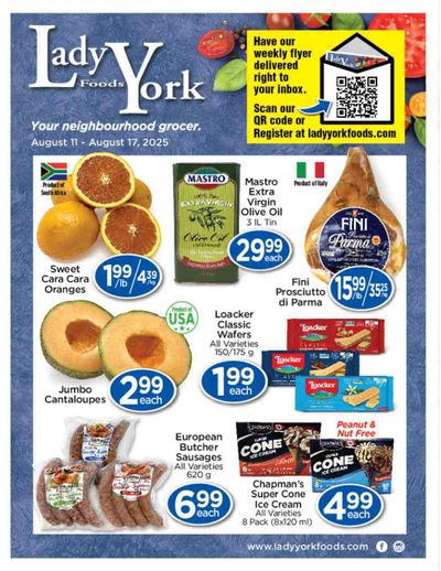 Lady York Foods Flyer August 11 to 17