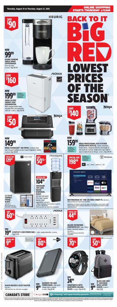 Canadian Tire (Atlantic) Flyer August 14 to 21