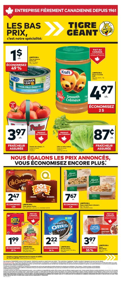 Tigre Géant Flyer August 13 to 19