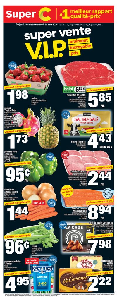 Super C Flyer August 14 to 20