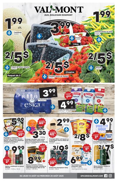 Val-Mont Flyer August 14 to 20