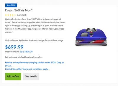 Dyson Canada: Sale + Outlet Deals