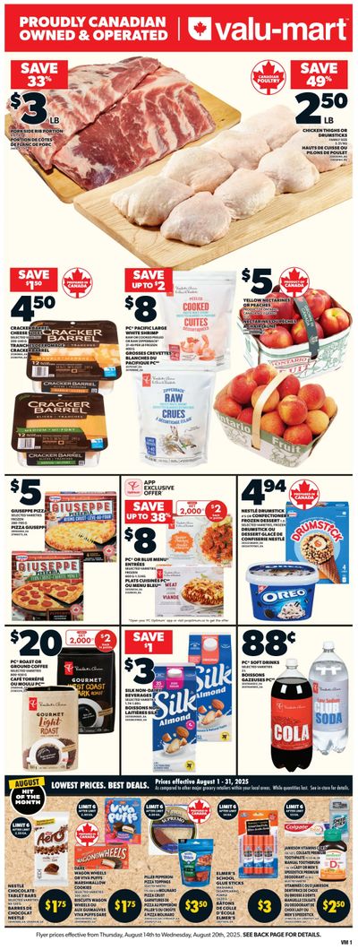 Valu-mart Flyer August 14 to 20 Valu-mart Flyer August 14 to 20