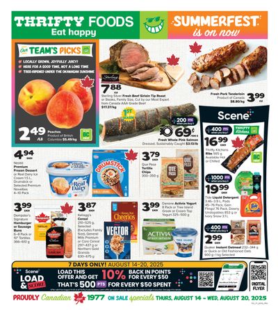 Thrifty Foods Flyer August 14 to 20