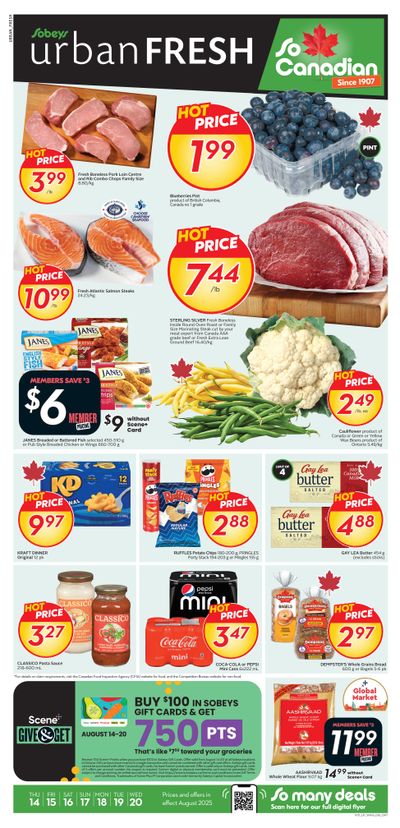 Sobeys Urban Fresh Flyer August 14 to 20