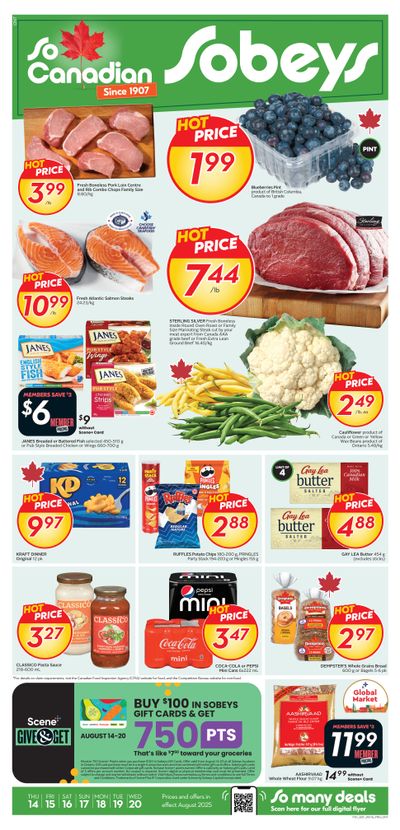 Sobeys (ON) Flyer August 14 to 20