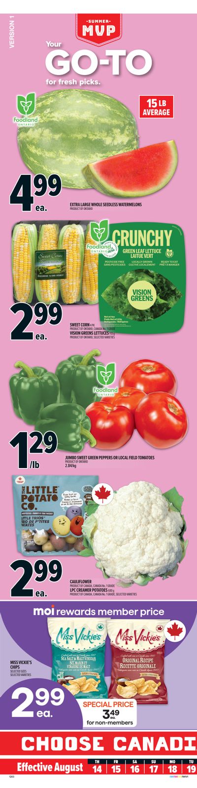 Metro (ON) Flyer August 14 to 20
