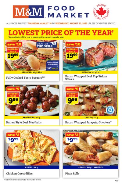 M&M Food Market (Atlantic, ON & West) Flyer August 14 to 20