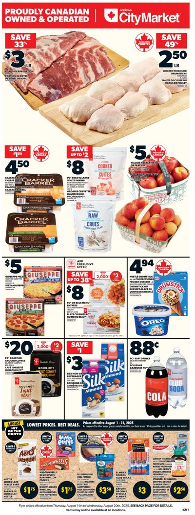 Loblaws City Market (ON) Flyer August 14 to 20