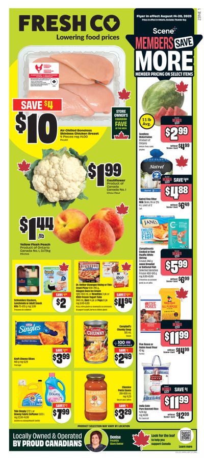 FreshCo (ON) Flyer August 14 to 20 FreshCo (ON) Flyer August 14 to 20