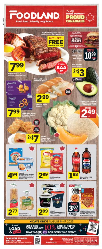 Foodland (ON) Flyer August 14 to 20