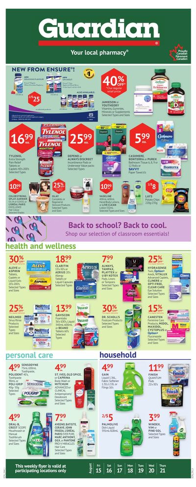 Guardian Flyer August 15 to 21