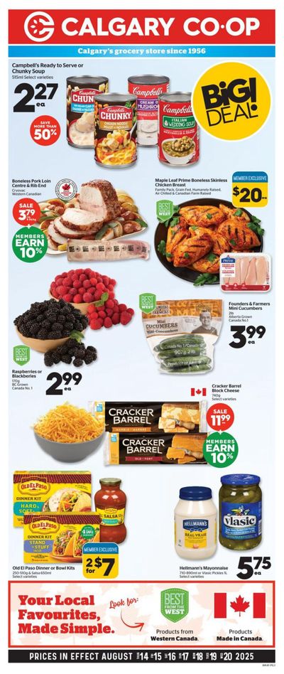 Calgary Co-op Flyer August 14 to 20