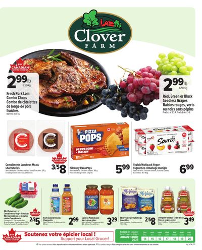 Clover Farm (Atlantic) Flyer August 14 to 20