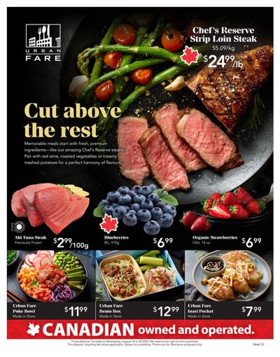 Urban Fare Flyer August 14 to 20