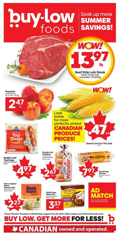 Buy-Low Foods Flyer August 14 to 20 Buy-Low Foods Flyer August 14 to 20