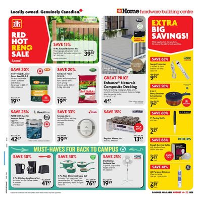 Home Hardware Building Centre (ON) Flyer August 14 to 27