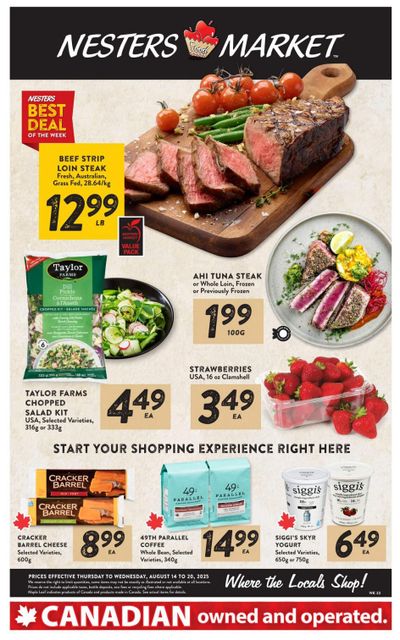 Nesters Market Flyer August 14 to 20