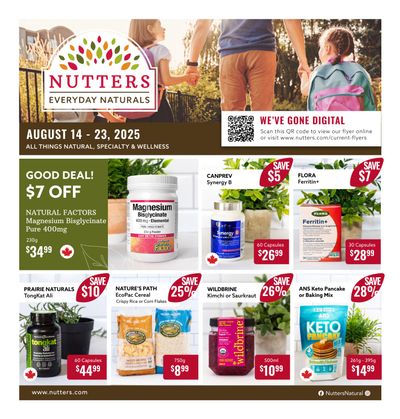 Nutters Everyday Naturals Flyer August 14 to 23