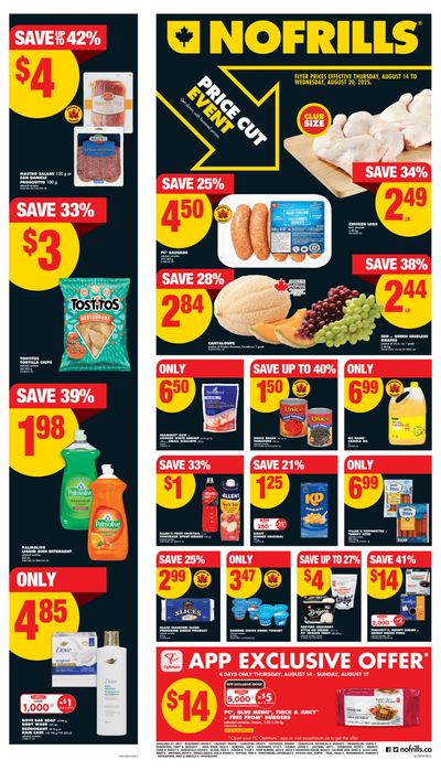 No Frills (West) Flyer August 14 to 20 No Frills (West) Flyer August 14 to 20