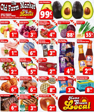 The Old Farm Market (Courtenay) Flyer August 14 to 20