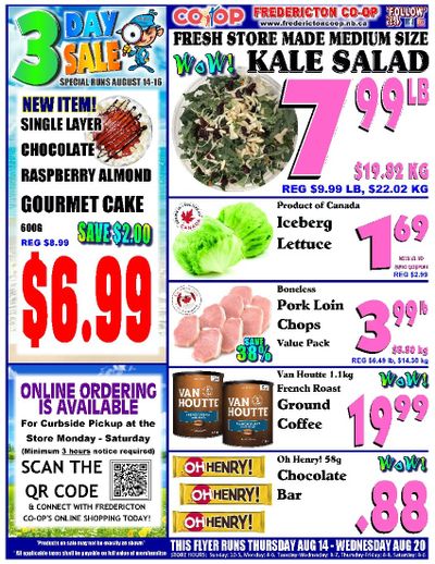 Fredericton Co-op Flyer August 14 to 20